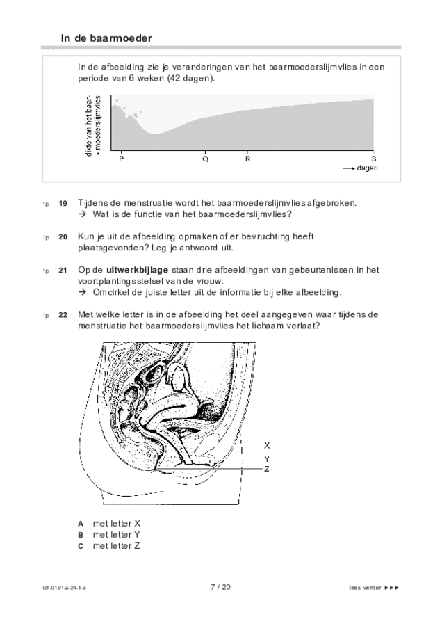 Opgaven examen VMBO GLTL biologie 2024, tijdvak 1. Pagina 7