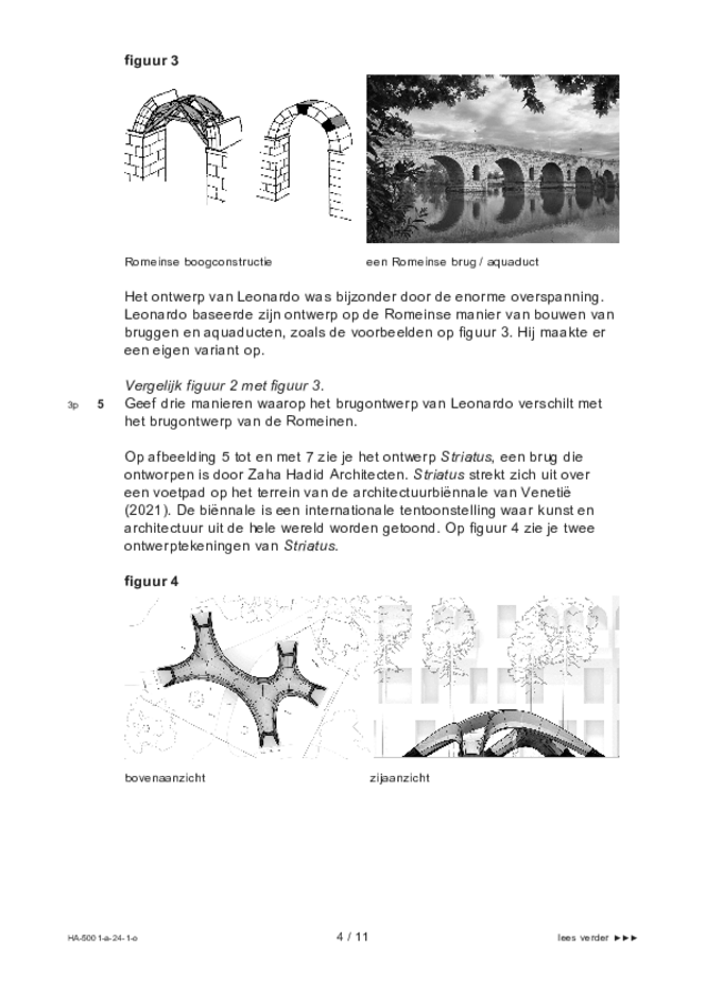Opgaven examen HAVO tekenen, handenarbeid en textiele werkvormen 2024, tijdvak 1. Pagina 4