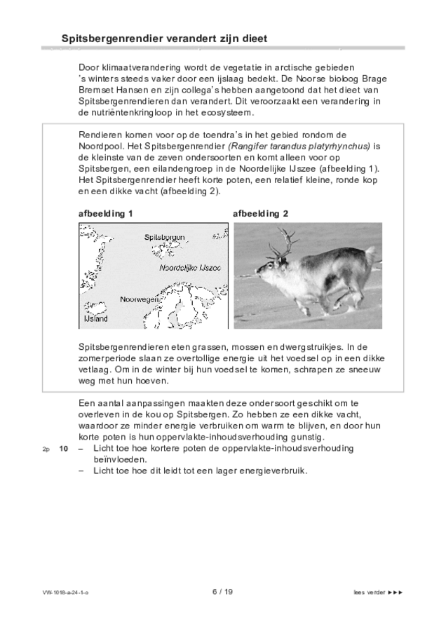 Opgaven examen VWO biologie 2024, tijdvak 1. Pagina 6