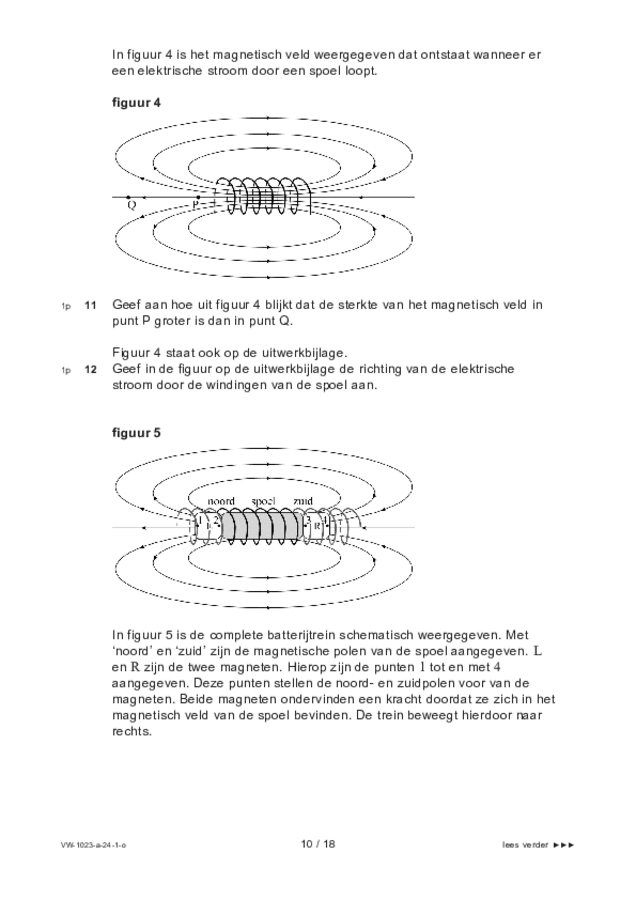 Opgaven examen VWO natuurkunde 2024, tijdvak 1. Pagina 10