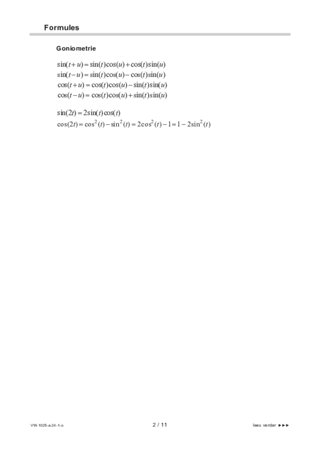 Opgaven examen VWO wiskunde B 2024, tijdvak 1. Pagina 2