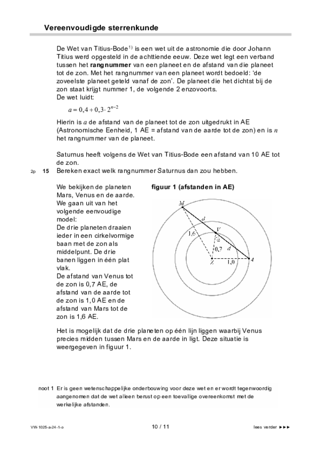 Opgaven examen VWO wiskunde B 2024, tijdvak 1. Pagina 10