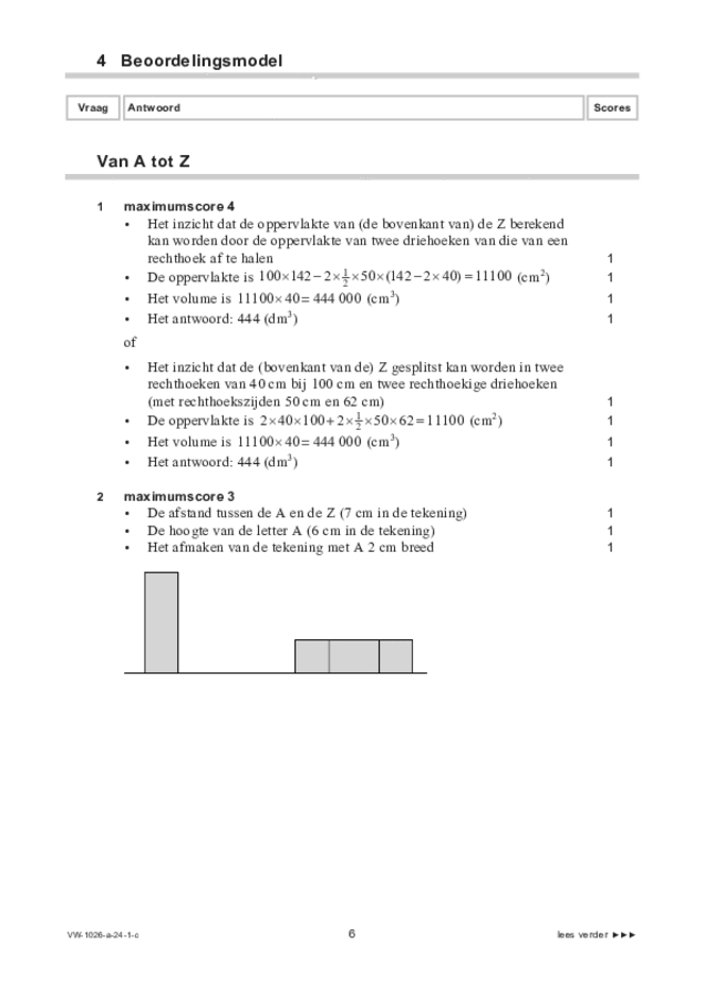 Correctievoorschrift examen VWO wiskunde C 2024, tijdvak 1. Pagina 6