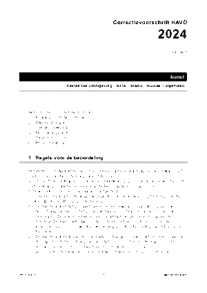 Antwoorden examen HAVO kunst (algemeen) 2024, tijdvak 1